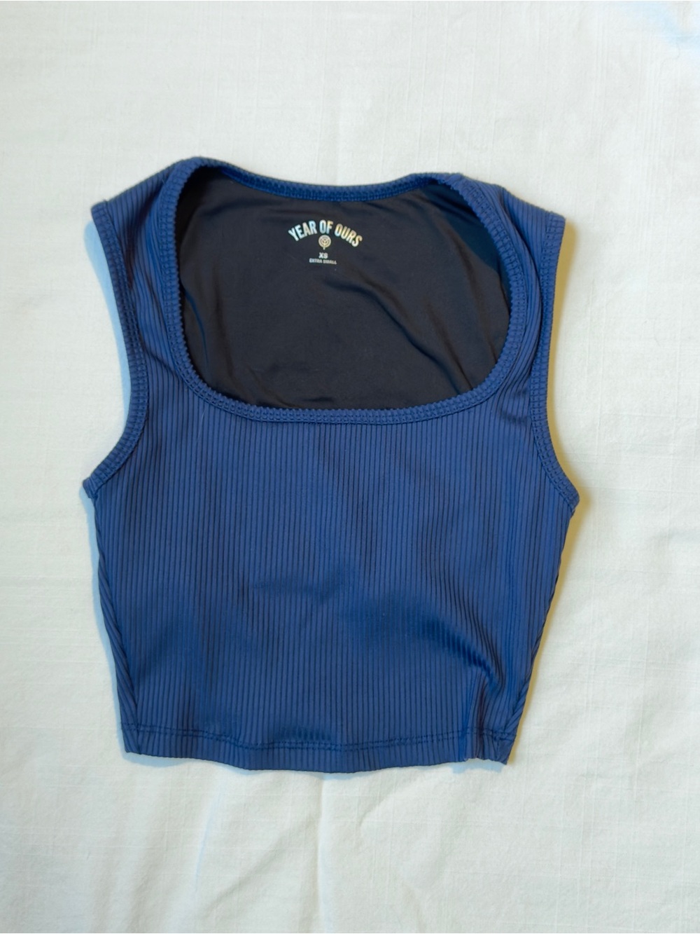 Year of Ours blue sports bra XS nwt